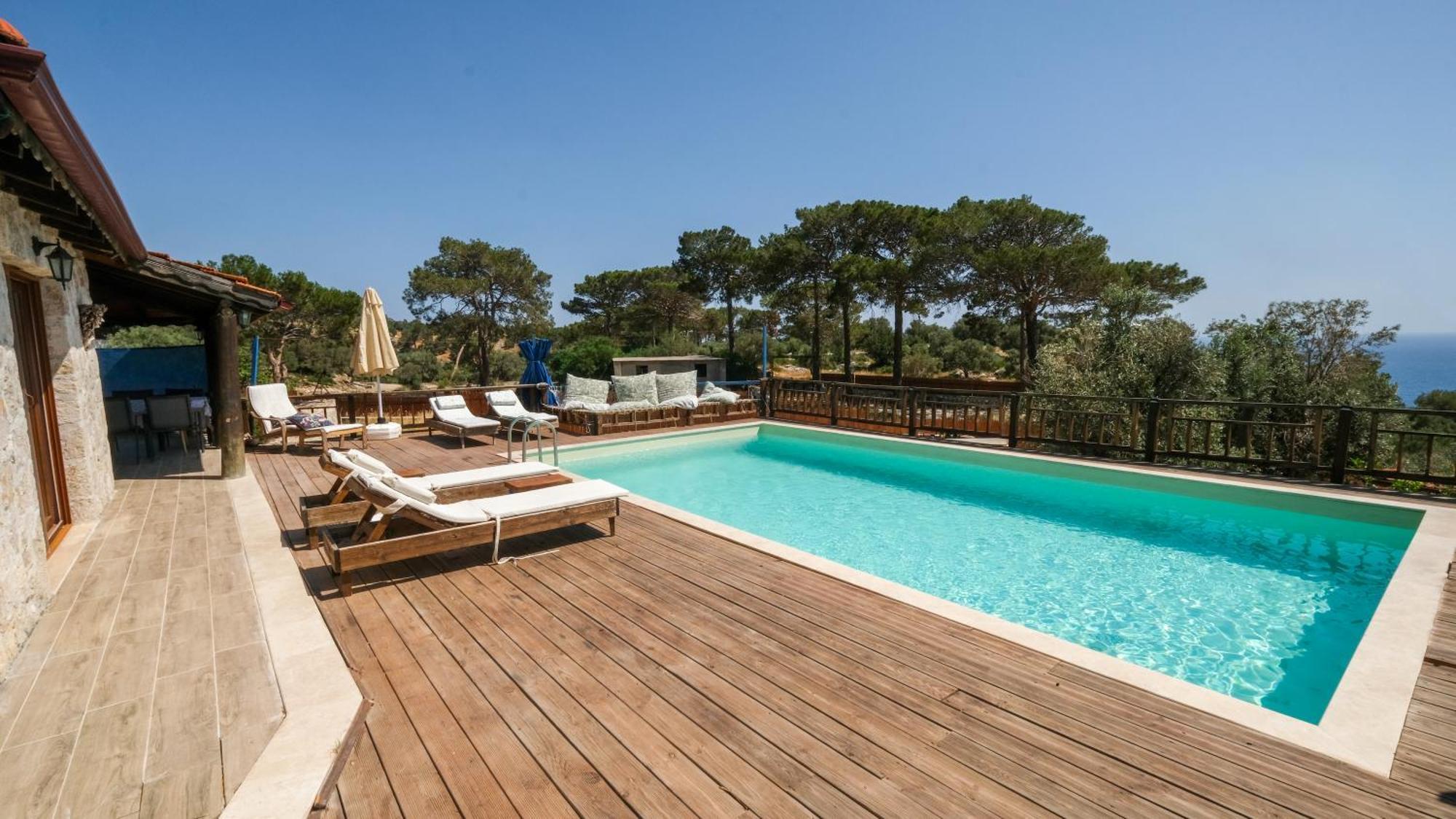 Likya House - Deniz Ve Doga Manzarali, Havuzlu Villa Patara Eksteriør billede